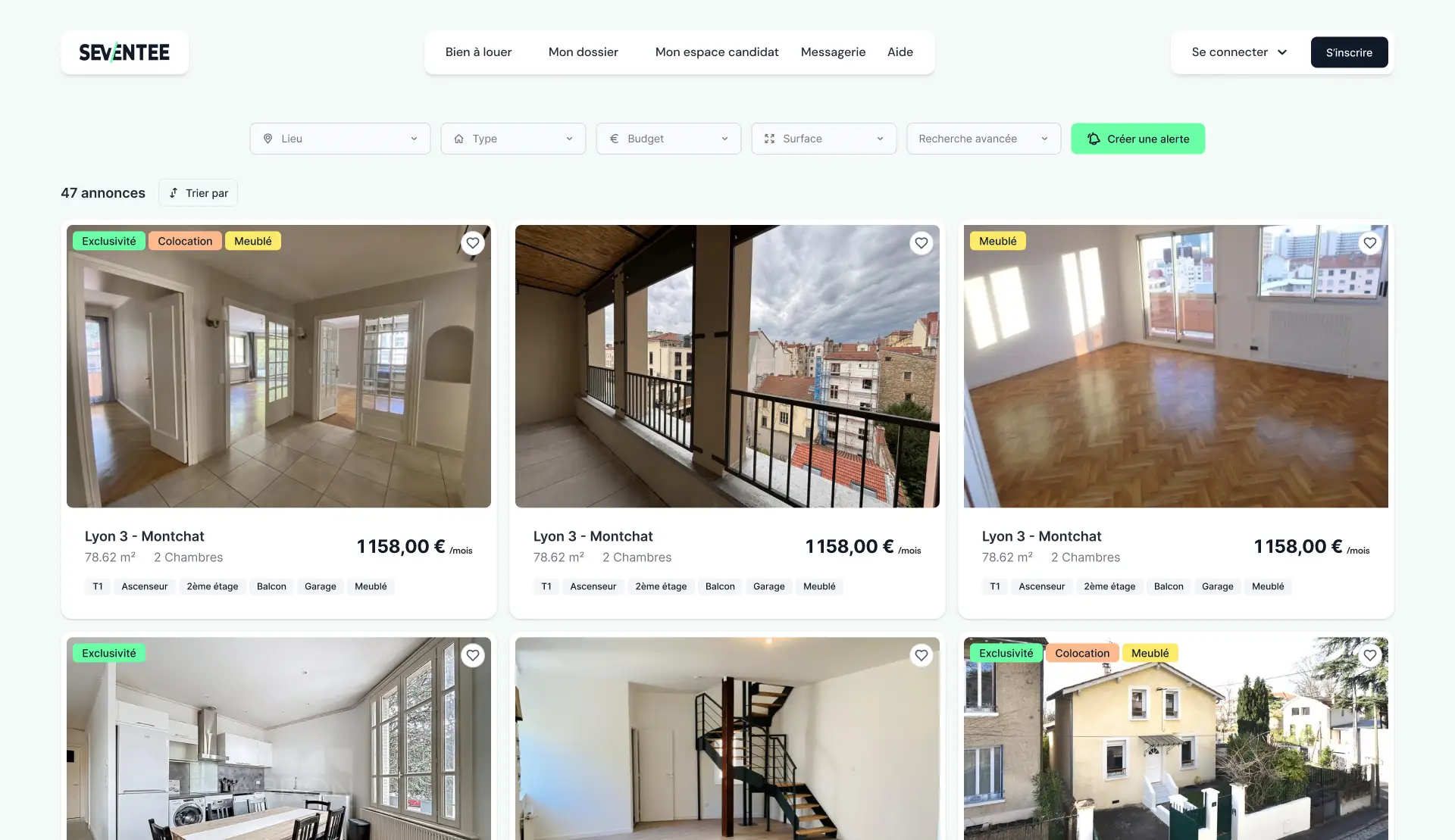 Portail d'annonces immobilière Seventee